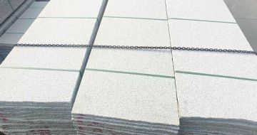 珠海芝麻白毛板，石材毛板