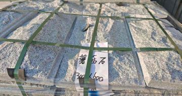 珠海芝麻白蘑菇石，自然面