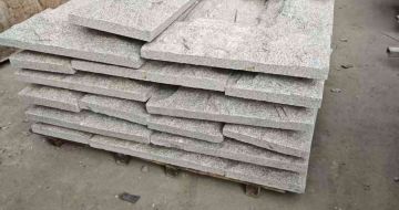 珠海芝麻白蘑菇石，自然面