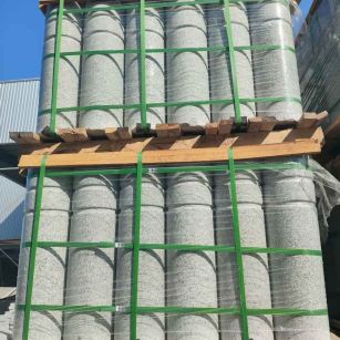 珠海挡车柱芝麻白 挡车石