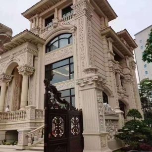 珠海黄金麻别墅外墙异形定制