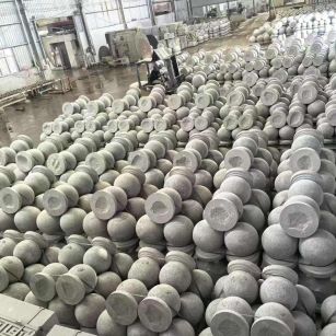 珠海芝麻白圆球 石球 挡车球