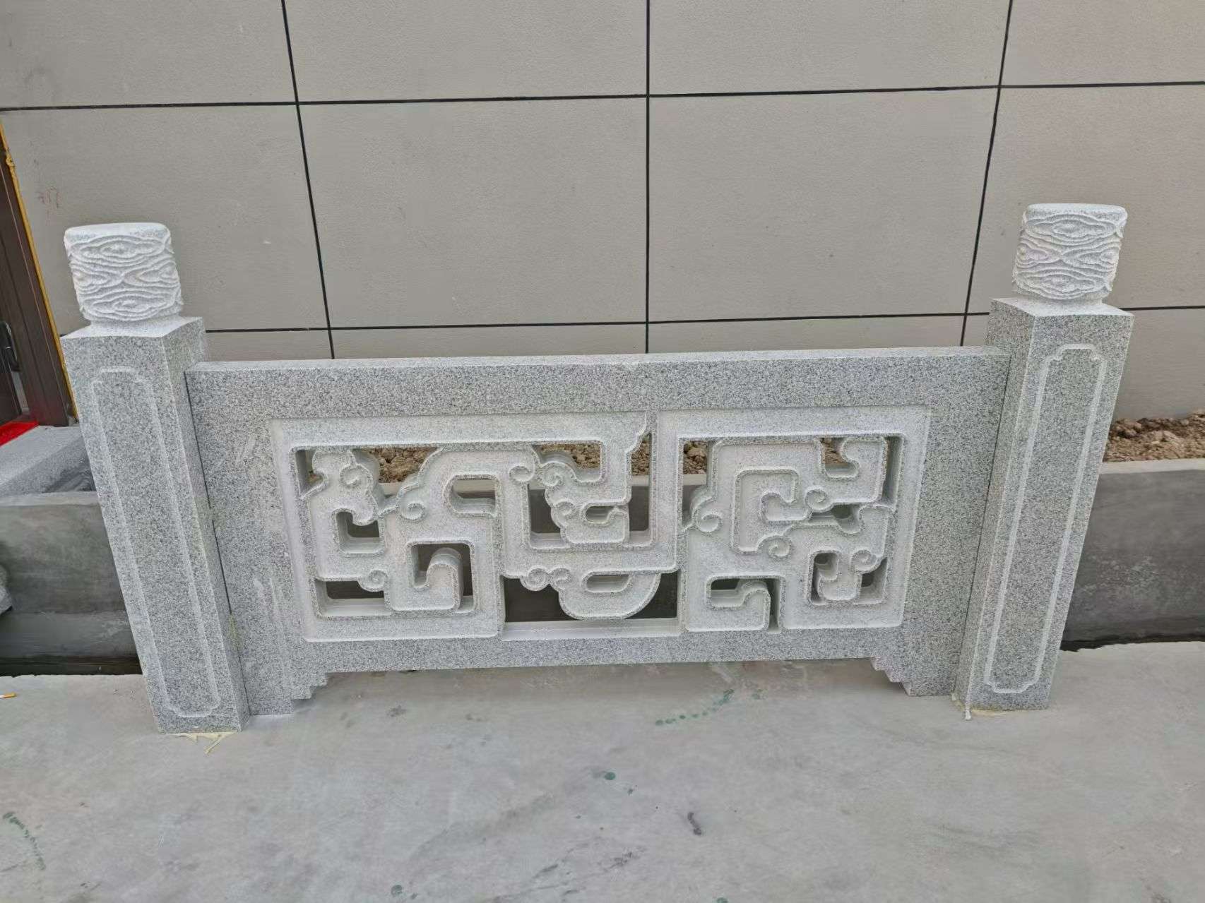 珠海芝麻白河道栏杆 桥栏杆