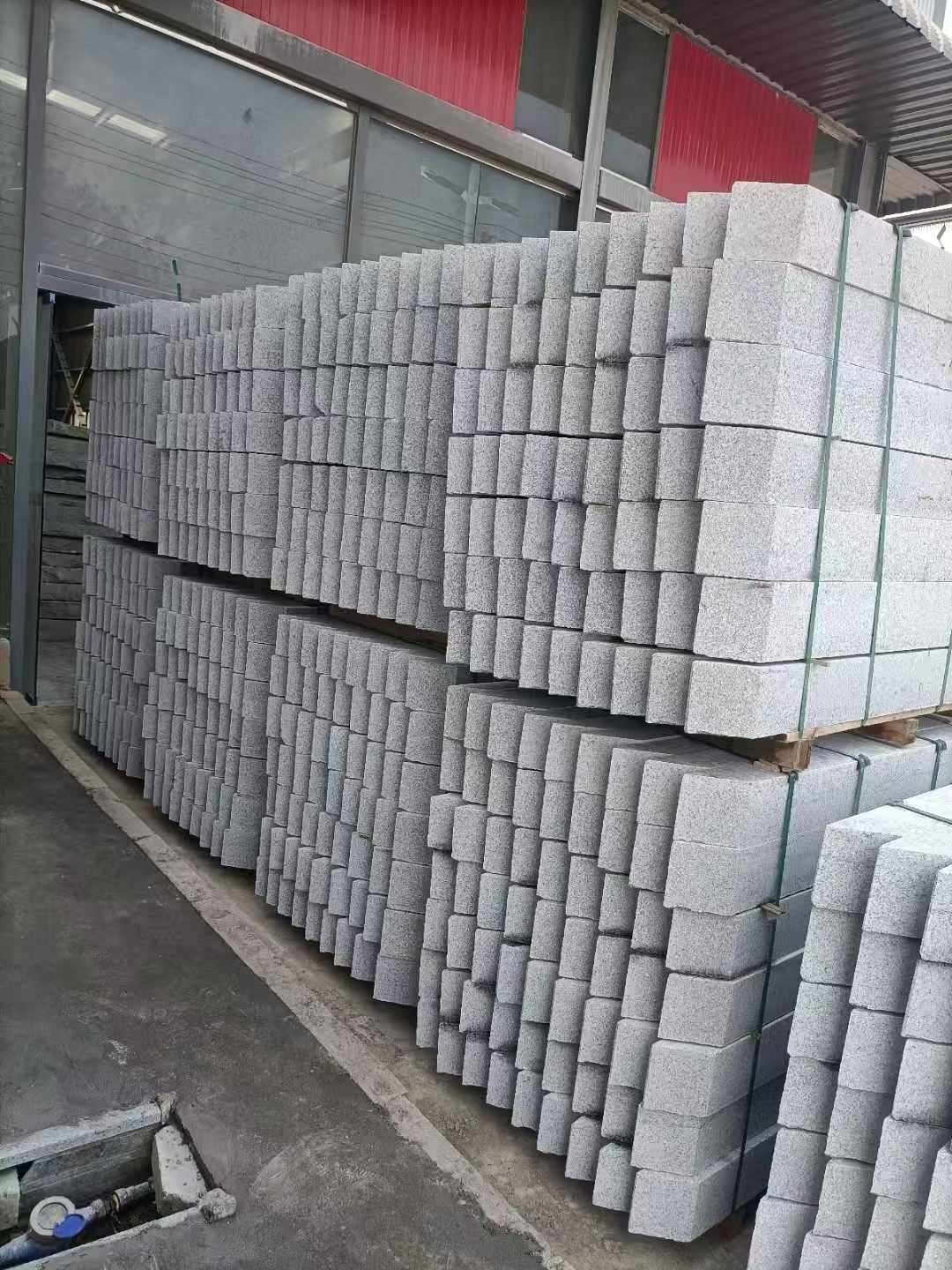 珠海芝麻白树围石 树池