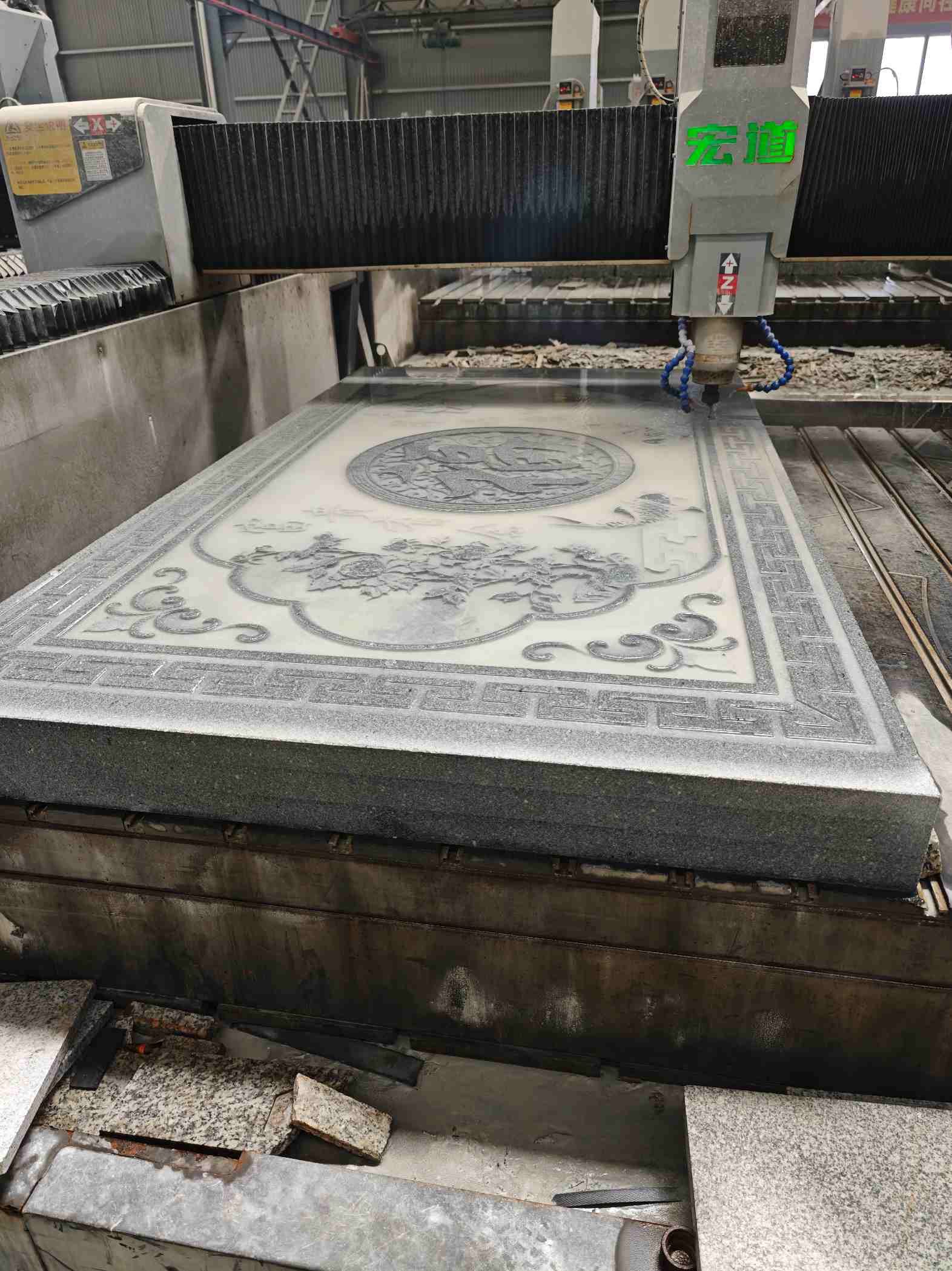 珠海芝麻灰雕刻版异形雕刻异形定制